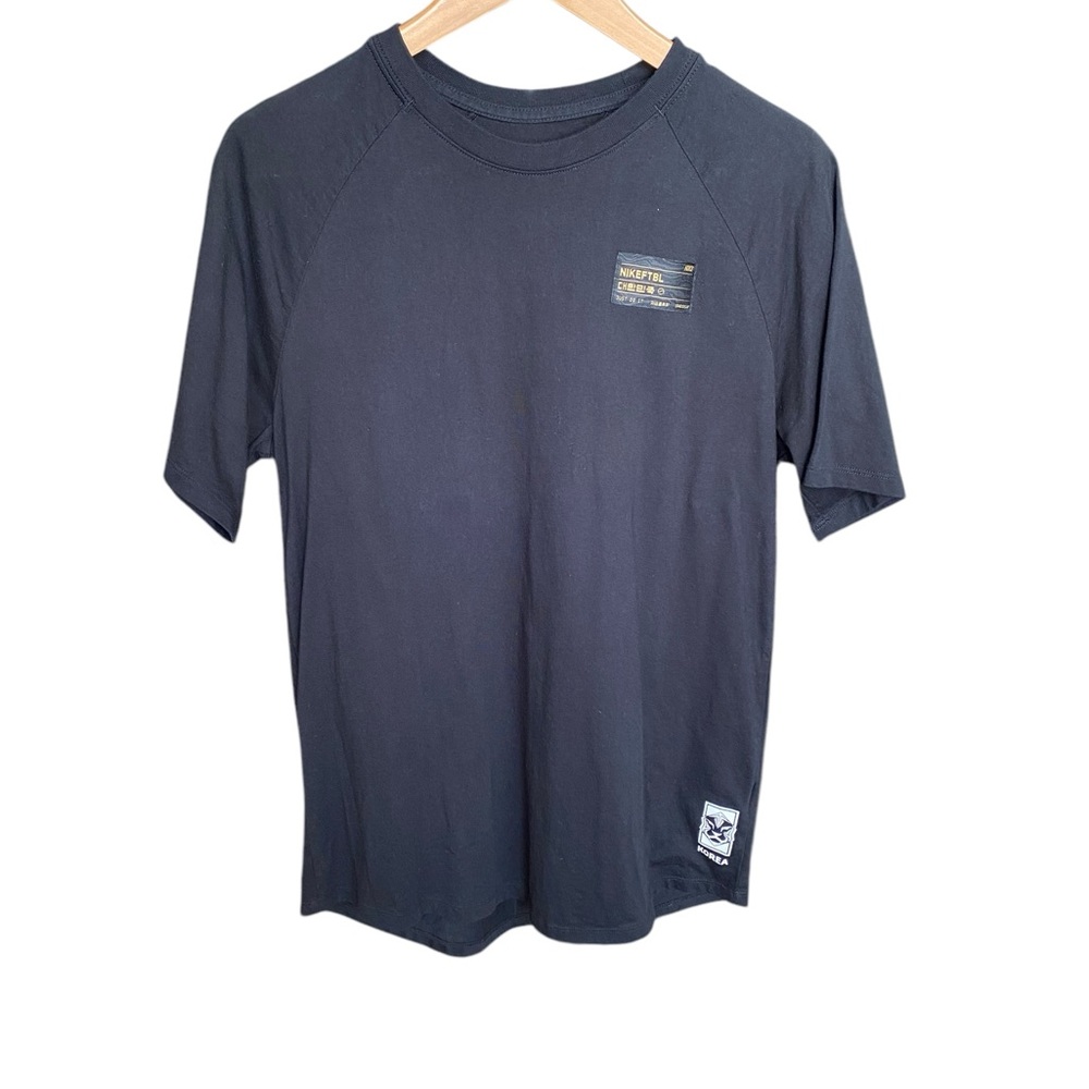 Nike The Nike Tee NIKEFTBL Korea Short Sleeve T-Shirt Black Cotton Men’s M